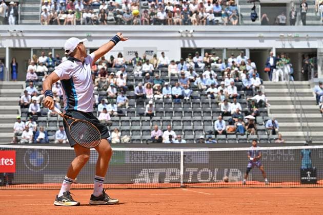 Internazionali BNL d Italia Dusan Lajovic during the Internazionali BNL d Italia 2025 at Foro Italico, Italy, May 09th, 2025 Imago-Images Emmefoto Copyright: xImago-Images Emmefotox