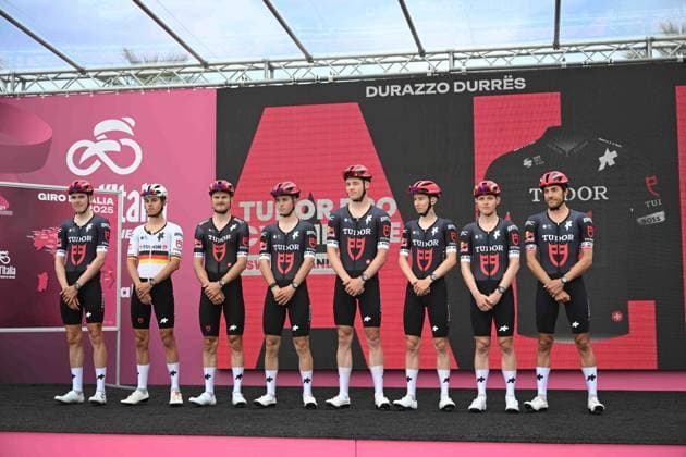 09-05-2025 Giro D italia; Tappa 01 Durres - Tirana; 2025, Tudor; Brenner, Marco; Durres; 