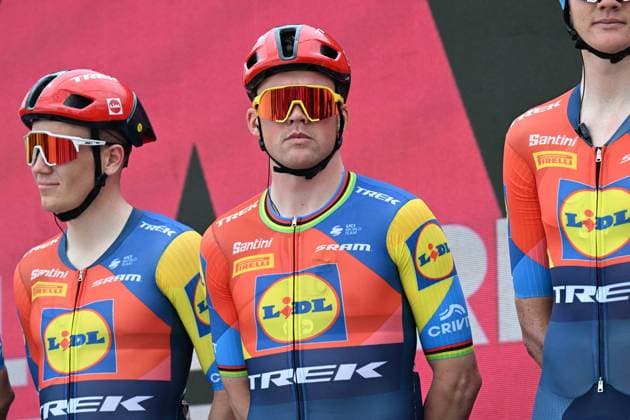 09-05-2025 Giro D italia; Tappa 01 Durres - Tirana; 2025, Lidl - Trek; Pedersen, Mads; Durres; 