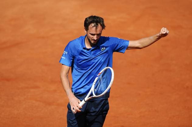Foto IPP Cavaliere Emiliano. Roma 09 05 2025. Tennis Internazionali d Italia 2025. Nella foto: Daniil Medvedev. Italy Photo Press - World Copyright italy ITALY  Copyright: xR4924_italyphotopressx