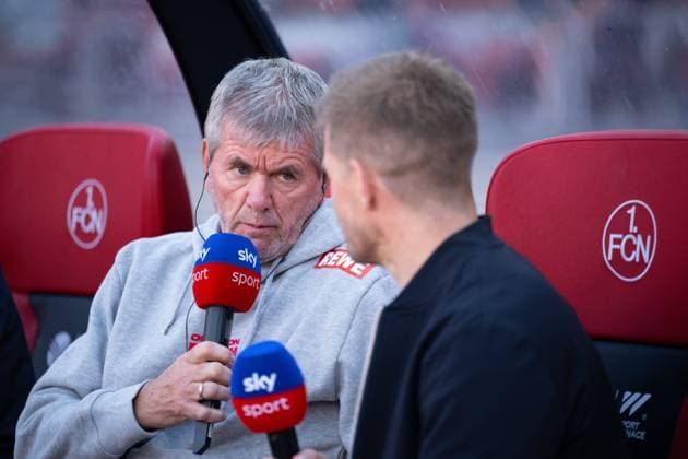 09 05 2025, Soccer, 2 Bundesliga, 33 Matchday Season 2024 2025, 1 FC Nürnberg 1 FC Köln, Coach Friedhelm Funkel 1 FC Köln , xRHR PHOTO TKx Copyright: RHR-FOTOx RHR-FOTO TK