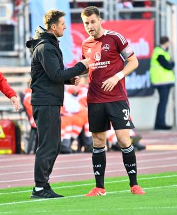 09 05 2025 Soccer Season 2024 2025 2 Soccer Bundesliga 33 Matchday 1 FC Nürnberg FCN Club 1 FC Köln Sportfoto Zink xwoxzix DFL regulations prohibit any use of photographs as image sequences and or quasi video only for editorial use Miroslav Miro Klose Trainer 1 FC Nürnberg FCN Robin Knoche 31, 1 FC Nürnberg FCN