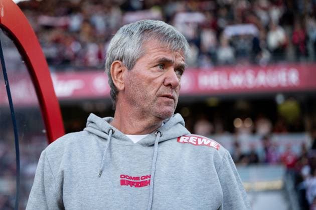 Friedhelm Funkel FC Koeln, Trainer , GER, 1 FC Nuernberg FCN vs 1 FC Koeln KOE , Fußball 2 Bundesliga, 33 Spieltag, Saison 2024 2025, 09 05 2025 DFB DFL regulations prohibit any use of photographs as image sequences and or quasi video GER, 1 FC Nuernberg FCN vs 1 FC Koeln KOE , Fußball 2 Bundesliga, 33 Spieltag, Saison 2024 2025, 09 05 2025 Nuernberg Copyright: xEibner-Pressefoto Memmlerx EP_MMR