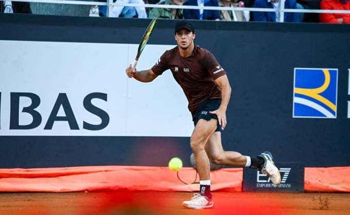 Luciano Darderi during of the Internazionali BNL D Italia 2025 at Foro Italico on May 9, 2025 in Rome, Italy  Copyright: xAndreaxRosito IPAxSportx xipa-agency.netx xx IPA_57459003 IPA_Agency_IPA57459003