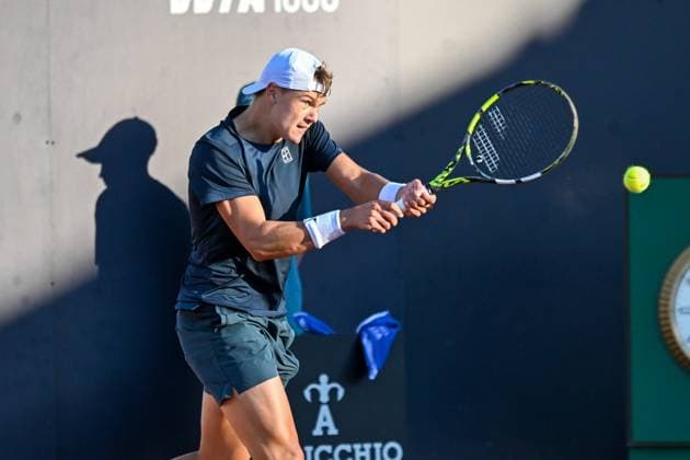 Holger Rune during of the Internazionali BNL D Italia 2025 at Foro Italico on May 9, 2025 in Rome, Italy  Copyright: xAndreaxRosito IPAxSportx xipa-agency.netx xx IPA_57459041 IPA_Agency_IPA57459041