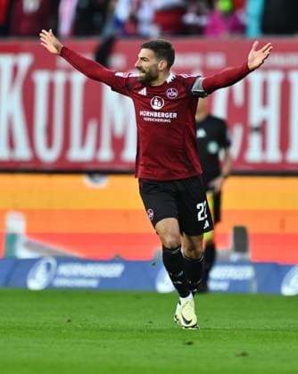 09 05 2025 Soccer Season 2024 2025 2 Soccer Bundesliga 33 Matchday 1 FC Nürnberg FCN Club 1 FC Köln Sportfoto Zink xwoxzix DFL regulations prohibit any use of photographs as image sequences and or quasi video only for editorial use Enrico Valentini 22, 1 FC Nürnberg FCN Kapitän Spielführer Mannschaftskapitän