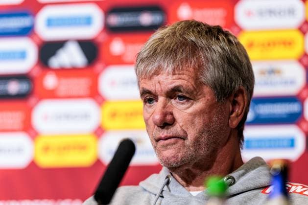 2 Fußball Bundesliga 1 FC Nürnberg 1 FC Köln 09 05 2025 Friedhelm Funkel Head Coach, Coach 1 FC Köln during the press conference 2 Fußball Bundesliga, 1 FC Nürnberg 1 FC Köln, Nürnberg, Max Morlock Stadion am 09 05 2025 DFL REGULATIONS PROHIBIT ANY USE OF PHOTOGRAPHS AS IMAGE SEQUENCES AND OR QUASI VIDEO Copyright: xBEAUTIFULxSPORTS Wunderlx