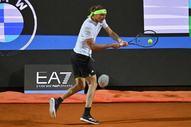 Internazionali BNL d Italia Alexander Zverev during the Internazionali BNL d Italia 2025 at Foro Italico, Italy, May 09th, 2025 Imago-Images Emmefoto Copyright: xImago-Images Emmefotox