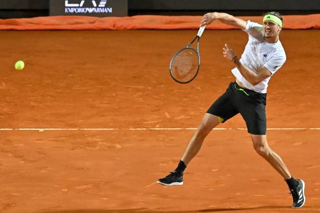 Internazionali BNL d Italia Alexander Zverev during the Internazionali BNL d Italia 2025 at Foro Italico, Italy, May 09th, 2025 Imago-Images Emmefoto Copyright: xImago-Images Emmefotox
