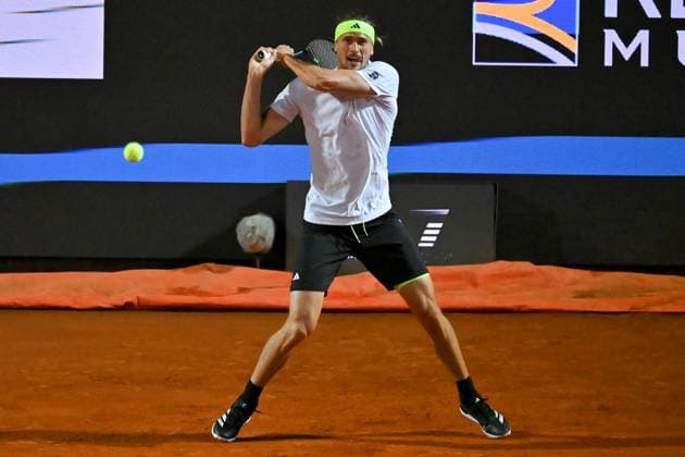 Internazionali BNL d Italia Alexander Zverev during the Internazionali BNL d Italia 2025 at Foro Italico, Italy, May 09th, 2025 Imago-Images Emmefoto Copyright: xImago-Images Emmefotox