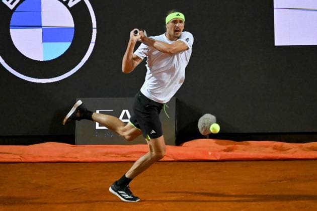 Internazionali BNL d Italia Alexander Zverev during the Internazionali BNL d Italia 2025 at Foro Italico, Italy, May 09th, 2025 Imago-Images Emmefoto Copyright: xImago-Images Emmefotox