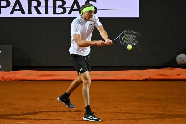 Internazionali BNL d Italia Alexander Zverev during the Internazionali BNL d Italia 2025 at Foro Italico, Italy, May 09th, 2025 Imago-Images Emmefoto Copyright: xImago-Images Emmefotox