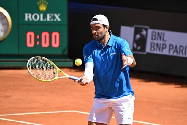 Matteo Berrettini during of the Internazionali BNL D Italia 2025 at Foro Italico on May 10, 2025 in Rome, Italyt  Copyright: xAndreaxRosito IPAxSportx xipa-agency.netx xx IPA_57481333 IPA_Agency_IPA57481333