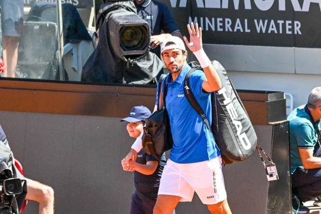 Matteo Berrettini during of the Internazionali BNL D Italia 2025 at Foro Italico on May 10, 2025 in Rome, Italyt  Copyright: xAndreaxRosito IPAxSportx xipa-agency.netx xx IPA_57481411 IPA_Agency_IPA57481411