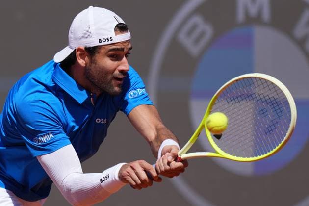 Matteo Berrettini (ITA) during the 2th round against Jacob Fearnley (GBR) of the ATP, Tennis Herren Master 1000 Internazionali BNL d™Italia tournament at Foro Italico on May 10, 2025 (Alfredo Falcone LaPresse)  Copyright: xAlfredoxFalcone LaPressex