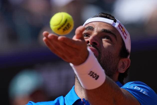 Matteo Berrettini (ITA) during the 2th round against Jacob Fearnley (GBR) of the ATP, Tennis Herren Master 1000 Internazionali BNL d™Italia tournament at Foro Italico on May 10, 2025 (Alfredo Falcone LaPresse)  Copyright: xAlfredoxFalcone LaPressex