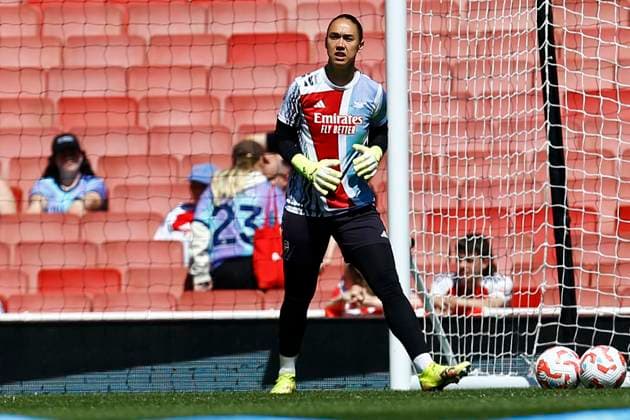 Arsenal v Manchester United, ManU FC, The Emirates Stadium, UK - 10 May 2025 Manuela Zinsberger Goalkeeper of Arsenal before the Barclays WSL Match between Arsenal and Manchester United at The Emirates Stadium on 10 May 2025 in London, England (Photo by Steve Taylor PPAUK) London The Emirates Stadium London England Copyright: xStevexTaylor PPAUKx PPA-187930