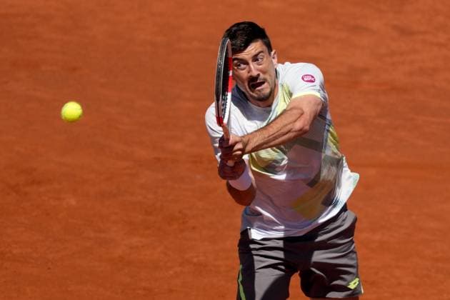 Sport Bilder des Tages Sebastian Ofner of Austria during the match against Frances Tiafoe of United States at the Internazionali BNL d Italia 2025 tennis tournament at Foro Italico in Rome, Italy on may 10, 2025. AntoniettaxBaldassarre