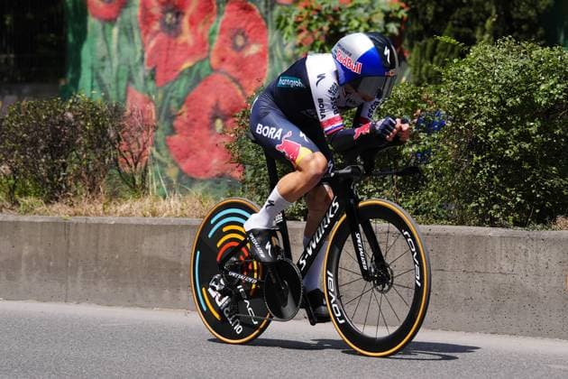 Tratnik Jan of Red Bull - Bora - Hansgrohe during the stage 2 of the Giro d™Italia from Tirana (Tirane) to Tirana (Tirane) Tudor ITT (Individual Time Trial) Albania - Saturday, May 10, 2025. - cycling.  Copyright: xFabioxFerrari LaPressex