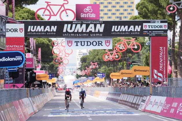 Hayter Ethan Edward of Soudal Quick-Step during the stage 2 of the Giro d™Italia from Tirana (Tirane) to Tirana (Tirane) Tudor ITT (Individual Time Trial) Albania - Saturday, May 10, 2025. - cycling.  Copyright: xMassimoxPaolone LaPressex