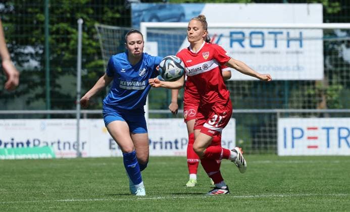 Stuttgart , Soccer Regionalliga Süd , SC Sand 2 vs VfB Stuttgart Women , right Leonie Maier VfB