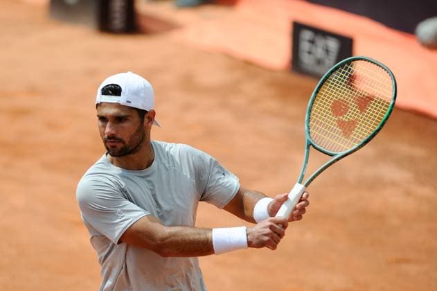 Foto IPP Cavaliere Emiliano. Roma 10 05 2025. Tennis Internazionali d Italia 2025. Nella foto: Marcos Giron. Italy Photo Press - World Copyright italy ITALY  Copyright: xR4924_italyphotopressx
