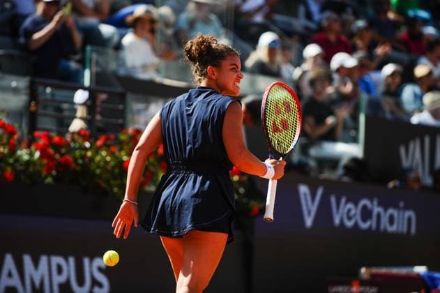 Foto IPP Cavaliere Emiliano. Roma 10 05 2025. Tennis Internazionali d Italia 2025. Nella foto: Jasmine Paolini. Italy Photo Press - World Copyright italy ITALY  Copyright: xR4924_italyphotopressx