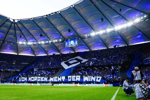 Choreography Fans Ultras Hamburger SV GER, Hamburger SV vs SSV Ulm, Football, 2 Bundesliga, Matchday 33, Season 2024 2025, 10 05 2025 DFL REGULATIONS PROHIBIT ANY USE OF PHOTOGRAPHS AS IMAGE SEQUENCES AND OR QUASI VIDEO GER, Hamburger SV vs SSV Ulm, Football, 2 Bundesliga, Matchday 33, Season 2024 2025, 10 05 2025 Hamburg Copyright: xEibner-Pressefoto MarcelxvonxFehrnx EP_MFN