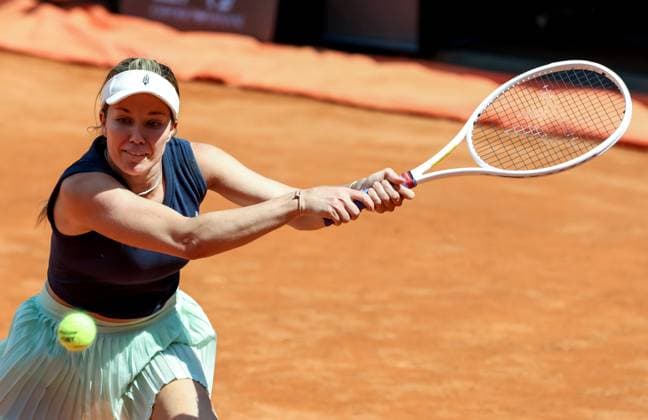 Italian Open 2025 Danielle Collins during Italian Open 2025 tennis tournament in Roma Italy on 10 May 2025. Roma Italy  Copyright: xFotoxOlimpikx originalFilename:jastrzebowski-italiano250510_npkA6.jpg