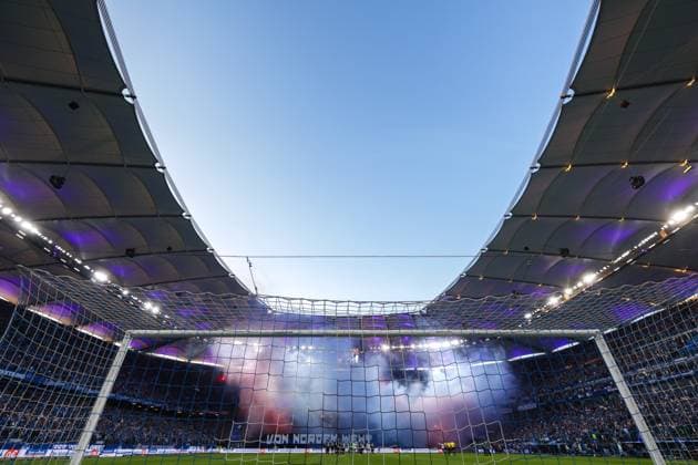 10 05 2025, 2 Bundesliga, Matchday 33, Hamburger SV SSV Ulm 1846, Choreo of the HSV fans, Hamburg Volksparkstadion Hamburg Germany xRHR PHOTO DEx Copyright: DennisxEwert RHR-FOTOx RHR-FOTO DE