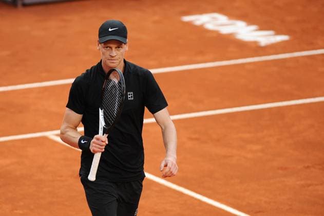 Foto IPP Cavaliere Emiliano. Roma 10 05 2025. Tennis Internazionali d Italia 2025. Nella foto: Jannik Sinner. Italy Photo Press - World Copyright italy ITALY  Copyright: xR4924_italyphotopressx