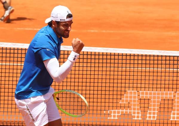 Rome, Italy: Tennis Italian International BNL, Matteo Berrettini (ITA), Rome, May 10, 2025. Photo Rome, Tennis International Of Italy BNL  - ZUMAp169 20250510_zea_p169_589 Copyright: xFelicexCalabrox