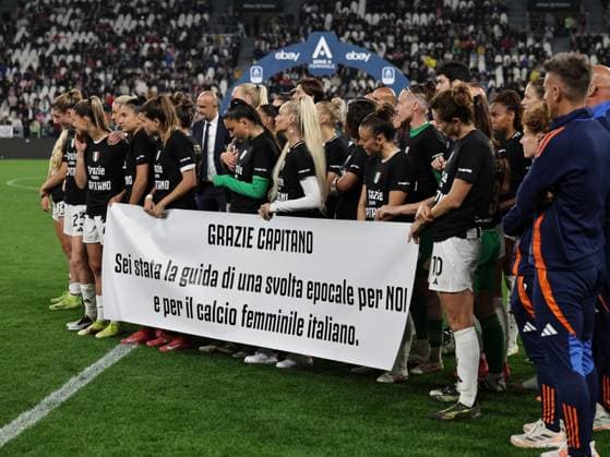 Fußball, Frauen, Juventus Turin - Inter Mailand Juventus v FC Internazionale - Women Serie A Play-off Group A Juventus Women s Team participates in the Serie A 2024-2025 match between Juventus Women and FC Internazionale Milano Femminile in Turin, Italy, on May 10, 2025 Turin ITA Italy  Copyright: xLorisxRosellix originalFilename:roselli-juventus250510_npu3q.jpg