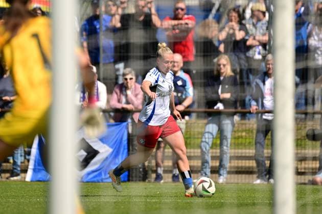 Soccer I Women I Season 2024 2025 I 2 Bundesliga I 25 Matchday I Hamburger SV SC Freiburg II I 11 05 2025 Sarah Vanessa Stöckmann 22, Hamburger SV Hamburg Am Volkspark Hamburg Germany Copyright: xLobeca FelixxSchlikisx