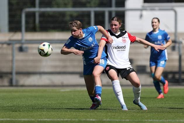 Football, Women, 2nd BL, Eintracht Frankfurt II - SV Meppen