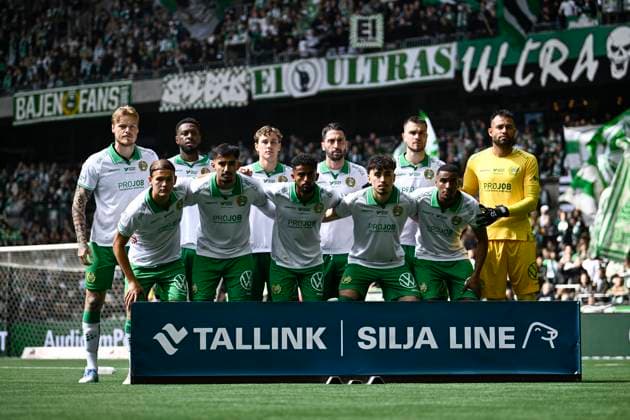 STOCKHOLM, SWEDEN 20250511 Hammarbys starting eleven for Sundays football match in the allsvenskan between Hammarby IF and IFK Norrköping FK at 3Arena STOCKHOLM SWEDEN x12046x  Copyright: xOscarxOlsson TTx ALLSVENSKAN HAMMARBY-NORRKÖPING
