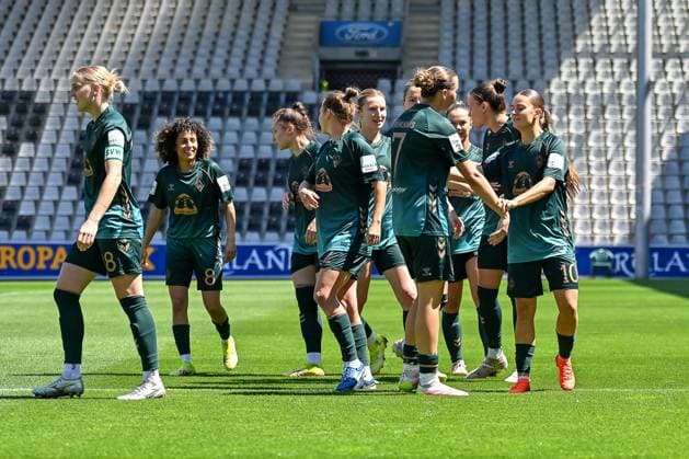 Jube after the goal to 0 1 by Larissa Mühlhaus SV Werder Bremen, 07 GER, SC Freiburg SV Werder Bremen, Women Football, Google Pixel Women Bundesliga, 22 Matchday, Season 2024 2025, 11 05 2025 DFB REGULATIONS PROHIBIT ANY USE OF PHOTOGRAPHS AS IMAGE SEQUENCES AND OR QUASI VIDEO GER, SC Freiburg SV Werder Bremen, Women Football, Google Pixel Women Bundesliga, 22 Matchday, Season 2024 2025, 11 05 2025 Freiburg Copyright: xEibner-Pressefoto ThomasxHessx EP_THS