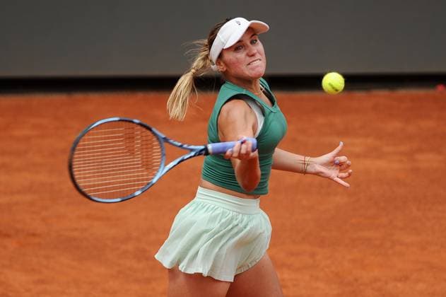 Foto IPP Cavaliere Emiliano. Roma 11 05 2025. Tennis Internazionali d Italia 2025. Nella foto: sofia Kenin. Italy Photo Press - World Copyright italy ITALY  Copyright: xR4924_italyphotopressx