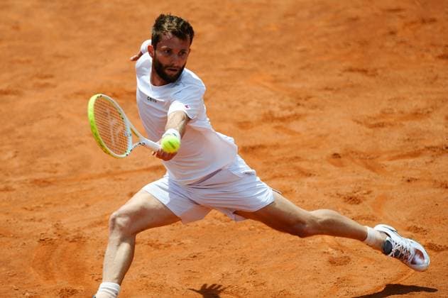 Foto IPP Cavaliere Emiliano. Roma 11 05 2025. Tennis Internazionali d Italia 2025. Nella foto: il francese Corentin Moutet. Italy Photo Press - World Copyright italy ITALY  Copyright: xR4924_italyphotopressx