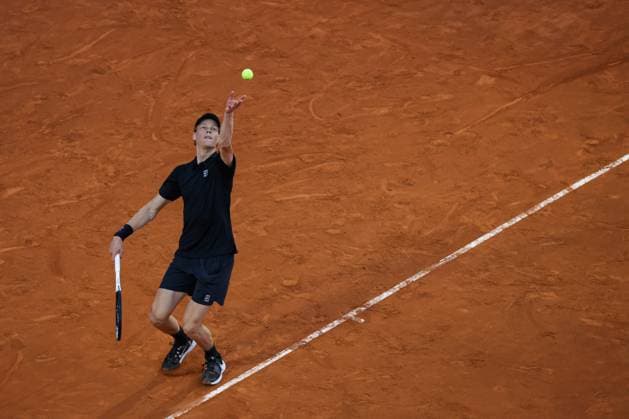 JannikSinner serve during Internazionali BNL d Italia, International Tennis match in Rome, Italy, May 10 2025  Copyright: xGiorgioxMaiozzi IPAxSportx xipa-agency.netx xx IPA_57521133 IPA_Agency_IPA57521133