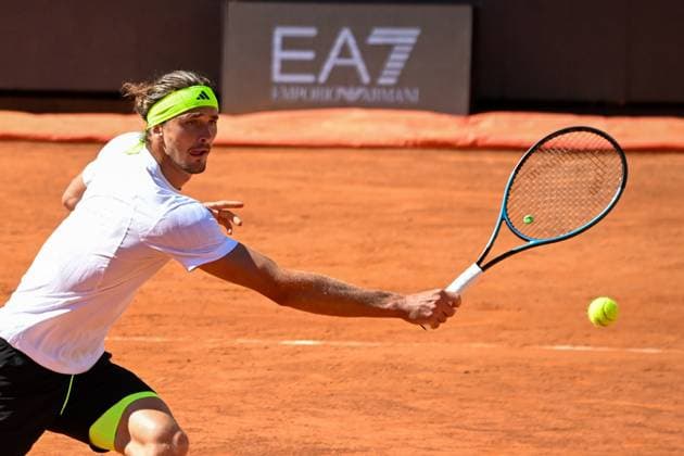 Alexander Zverev during of the Internazionali BNL D Italia 2025 at Foro Italico on May 11, 2025 in Rome, Italy  Copyright: xAndreaxRosito IPAxSportx xipa-agency.netx xx IPA_57536260 IPA_Agency_IPA57536260
