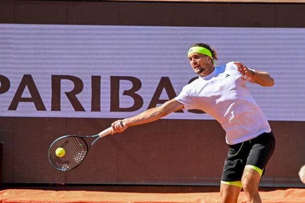 Alexander Zverev during of the Internazionali BNL D Italia 2025 at Foro Italico on May 11, 2025 in Rome, Italy  Copyright: xAndreaxRosito IPAxSportx xipa-agency.netx xx IPA_57536267 IPA_Agency_IPA57536267