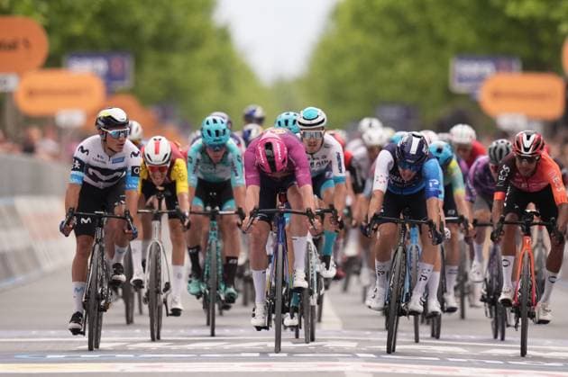 Pedersen Mads of Lidl-Trek stage winner during the stage 3 of the Giro d™Italia from Valona (Vlore) to Valona (Vlore) Albania - Sunday, May 11, 2025. - cycling.  Copyright: xMassimoxPaolone LaPressex