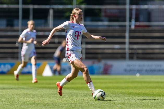 Google Pixel Frauen Bundesliga 1 FC Köln 1 FFC Turbine Potsdam, 11 05 2025 Carlotta Imping 1 FC Köln, 14 Google Pixel Frauen Bundesliga, 1 FC Köln 1 FFC Turbine Potsdam, 22 Spieltag, am 11 05 2025, Franz Kremer Stadion, Köln DFB regulations prohibit any use of photographs as image sequences and or quasi video Copyright: xBEAUTIFULxSPORTS Meuselx