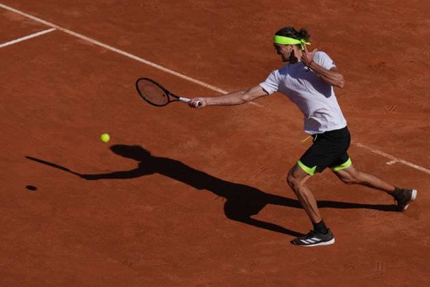 Alexander Zverev (GER) during the 3th round against Vilius Gaubas (LTU) of the ATP, Tennis Herren Master 1000 Internazionali BNL d™Italia tournament at Foro Italico on May 11, 2025 (Alfredo Falcone LaPresse)  Copyright: xAlfredoxFalcone LaPressex