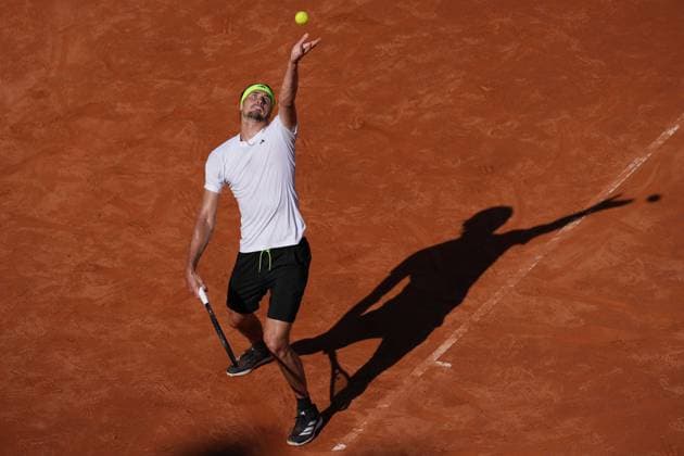 Alexander Zverev (GER) during the 3th round against Vilius Gaubas (LTU) of the ATP, Tennis Herren Master 1000 Internazionali BNL d™Italia tournament at Foro Italico on May 11, 2025 (Alfredo Falcone LaPresse)  Copyright: xAlfredoxFalcone LaPressex