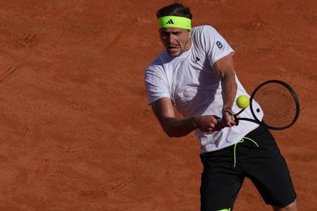 Alexander Zverev (GER) during the 3th round against Vilius Gaubas (LTU) of the ATP, Tennis Herren Master 1000 Internazionali BNL d™Italia tournament at Foro Italico on May 11, 2025 (Alfredo Falcone LaPresse)  Copyright: xAlfredoxFalcone LaPressex