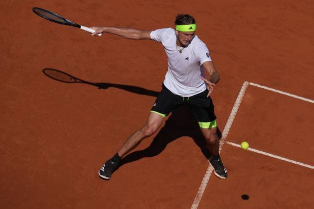 Alexander Zverev (GER) during the 3th round against Vilius Gaubas (LTU) of the ATP, Tennis Herren Master 1000 Internazionali BNL d™Italia tournament at Foro Italico on May 11, 2025 (Alfredo Falcone LaPresse)  Copyright: xAlfredoxFalcone LaPressex