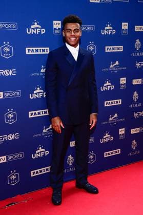 FOOTBALL : Tapis rouge des Trophees UNFP - Paris - 11 05 2025 Desire Doue ( 14 - PSG ) attends the UNFP Trophy Awards 2025 at Pavillon Gabriel on May 11, 2025 in Paris, France. ( Photo by Dante Badano PSNewz ) - ParisFrance  Copyright: xx