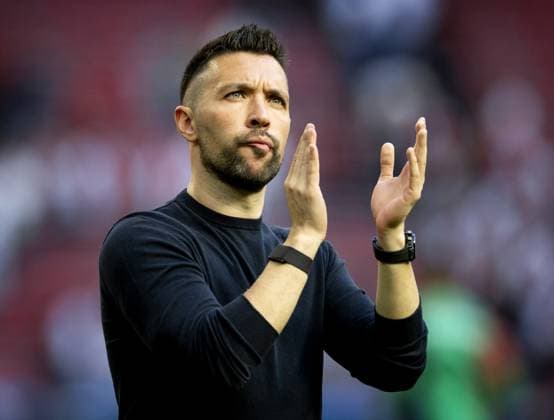 AMSTERDAM - Francesco Farioli after the Dutch Eredivisie match between Ajax Amsterdam and NEC at the Johan Cruijff ArenA on May 11, 2025 in Amsterdam, Netherlands. ANP KOEN VAN WEEL Dutch Eredivisie 2024 25 xVIxANPxSportx xxANPxIVx 527035203 originalFilename: 527035203.jpg